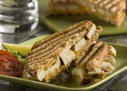 Grilled Cheese and Chicken Panini Sandwiches