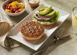 Avocado and Aioli Turkey Burger